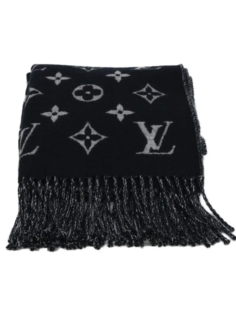 Louis Vuitton Echarpe Polkagram Wool Cashmere